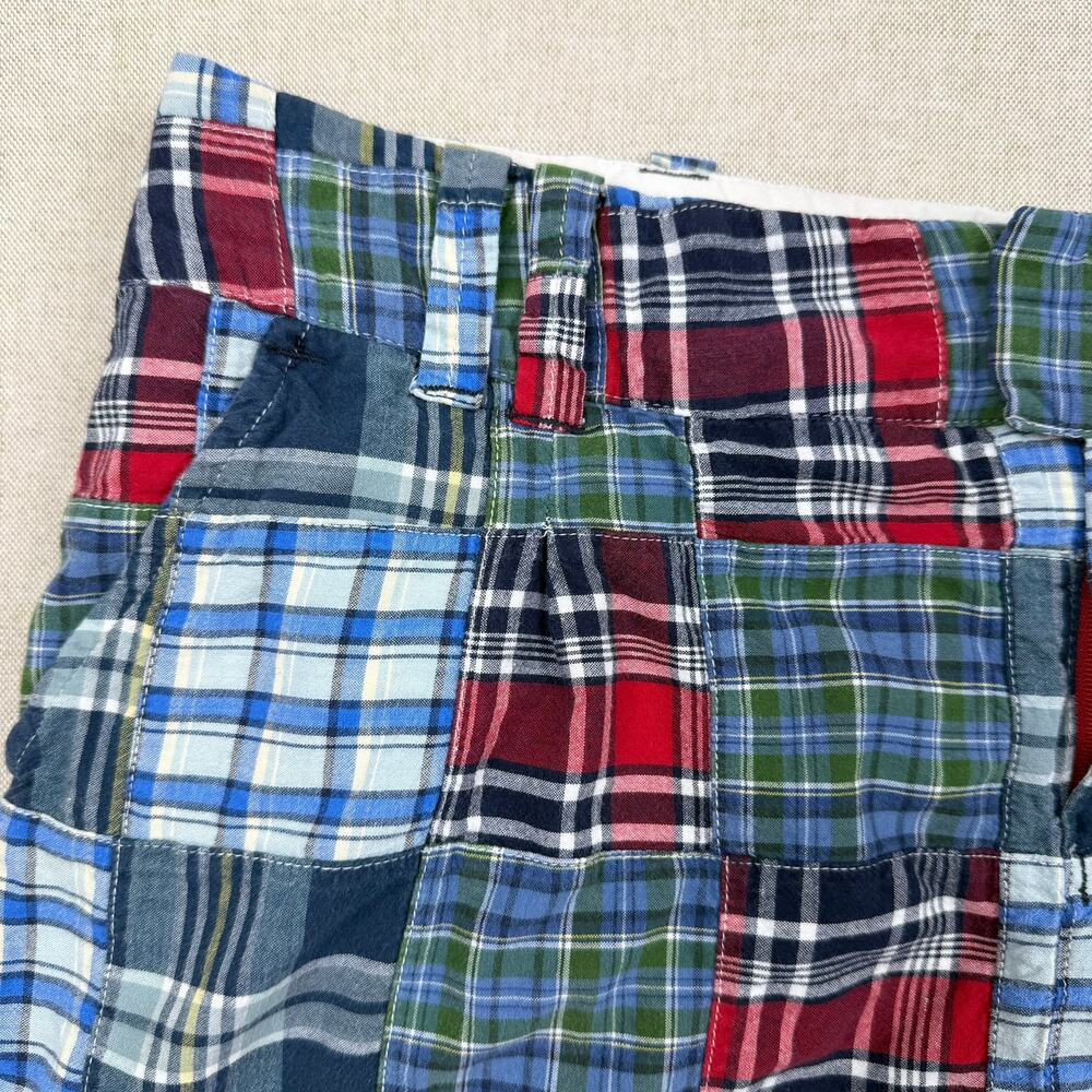 American Eagle Patchwork Plaid Mini Skirt Cotton … - image 6